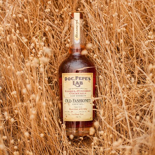 Doc Pèpe's Lab barrel-finished Old Fashioned cocktail